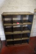 *Set of Twelve Pigeonholes 4ft tall