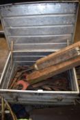 *Aluminium Chest Containing Large Imperial Open Ended Spanners