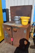 *Workbench/Storage Cupboard with Rear Upstand 102x65cm x 96cm tall
