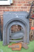 Assorted Cast Iron Fire Place Inserts etc.