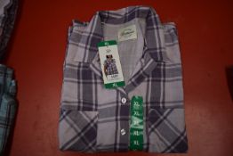 *Jachs Girlfriend Purple Plaid Short Sleeve Top Size: XL