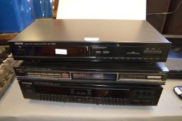 Denon, Kenwood, and Fischer Tuners and Graphic Equ