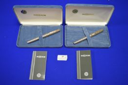 Two Inoxcrom Fountain Pens in Presentation Cases