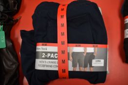 *Jachs Men’s Lounge Shorts 2pk Size: M