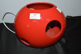 Red Pottery Table Lamp
