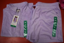 *Weatherproof Vintage Purple Top & Shorts Size: XL