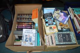 Two Boxes of Assorted Books
