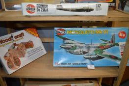 Airfix Mosquito Mk. Vi Kit and Wood Craft Farmhou