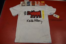 Keith Haring Kid’s T-Shirts 3pk Size: 7-8 years