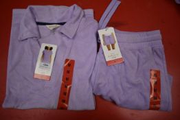 *Weatherproof Vintage Purple Top & Shorts Size: M