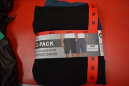 *Jachs Men’s Lounge Shorts 2pk Size: M