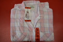 *Jachs Girlfriend Blush Plaid Short Sleeve Top Size: M