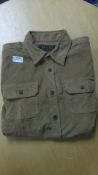 *Jachs Tan Long Sleeve Cord Shirt Size: M