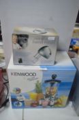 Kenwood Smoothie Maker and a Breville Hand Mixer