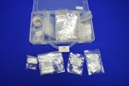 Organiser Box Containing Silver Head Pins