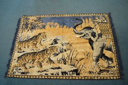 Throw with Tiger Design