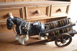Pottery Cart Horse