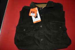 *Jachs Forest Green Cord Shirt Size: XXL
