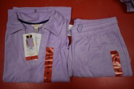 *Weatherproof Vintage Purple Top & Shorts Size: M