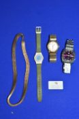 Assorted Wristwatches Including Swatch