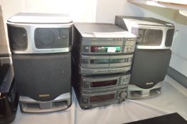 Aiwa Audio System with Rotary CD Changer