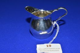 Small Hallmarked Silver Cream Jug 35g