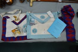 Masonic Aprons and Medals etc.