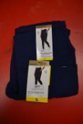 *Mondetta Navy High Waist Jacquard Leggings Size: S