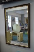 Large Wood Framed Mirror