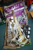 Table Lamps and a Dreamland Electric Over Blanket