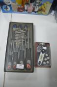 CK Screwdriver Set and a Fiat Valve Cap Set