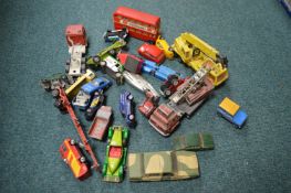 Playworn Diecast Vehicles by Matchbox etc.