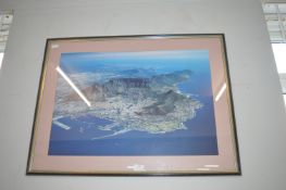 Framed Areal View of Barbados