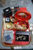 Assorted Costume Jewellery and Boxes