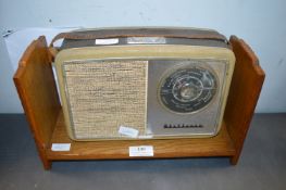 Challenge Vintage Radio plus Small Oak Bookrack