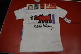 Keith Haring Kid’s T-Shirts 3pk Size: 5-6 years