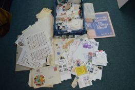 Stamps and First Day Covers Including Penny Reds e