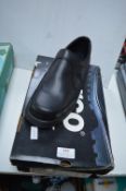 Pair Arco Slip On Black Safety Shoes Size: 8