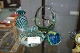 Small Medina Glass Vases etc.