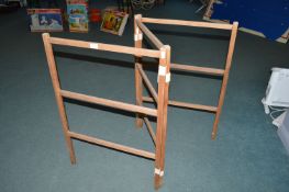 Vintage Wooden Clothes Horse