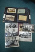 Photograph Album Containing Vintage Postcards and