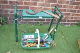Garden Tools and a Kneeler