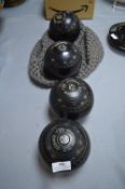 Set of Four Almark Commander Size: 5M Bowling Balls