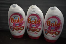 3x 388ml of Bold 2-in-1 Sparkling Bloom