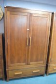 Solid Hardwood Double Wardrobe