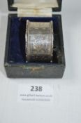 Hallmarked Sterling Silver Napkin Ring 21.4g