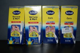 4x Scholl All-in-One Corn Pens