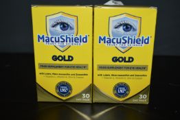 2x 30-Day Packs of Macusheld Gold Eye Health Tablets