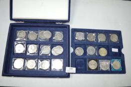Westminster Case Containing Assorted Crowns