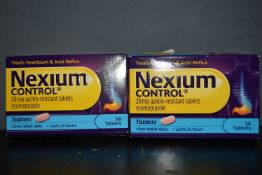 2x 14pk of Nexium 20mg Gastro Resistance Tablet